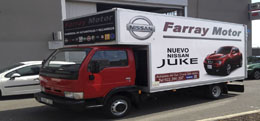 Rotulados de camiones en Tenerife
